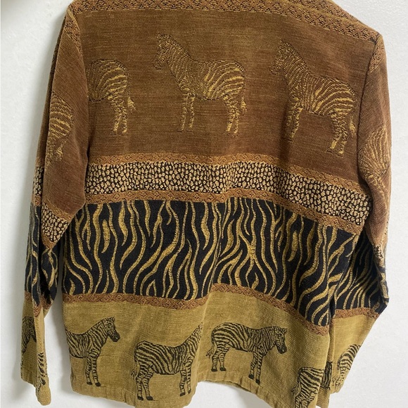 Vintage Tapestry Animal Jacket 1980s-1990s - Picture 5 of 5
